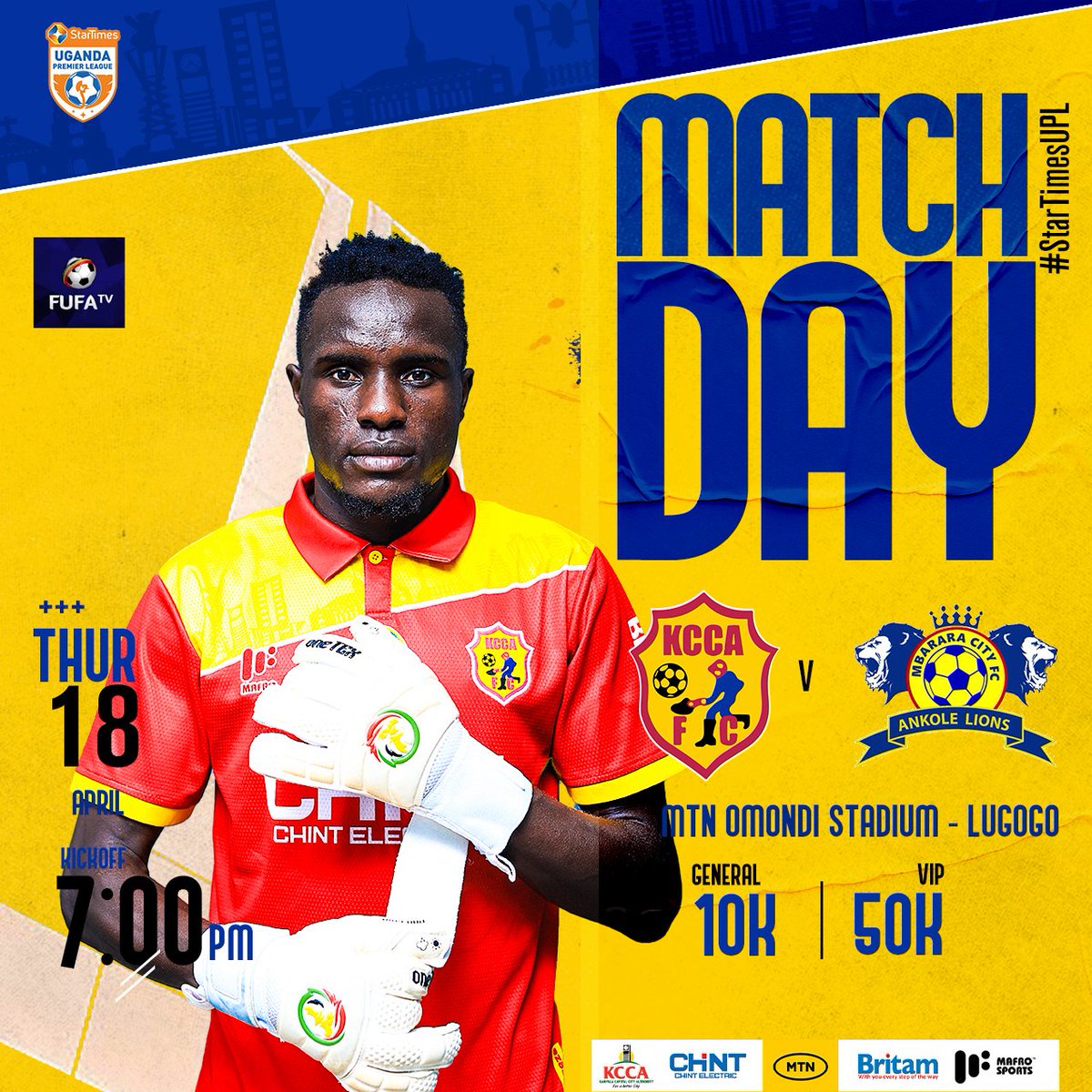 Game day glow! 💛💙⚽️🔥
See you under the lights at 7 PM!

#KCCAFC #KCCAMBA #StarTimesUPL #KCCAFC60