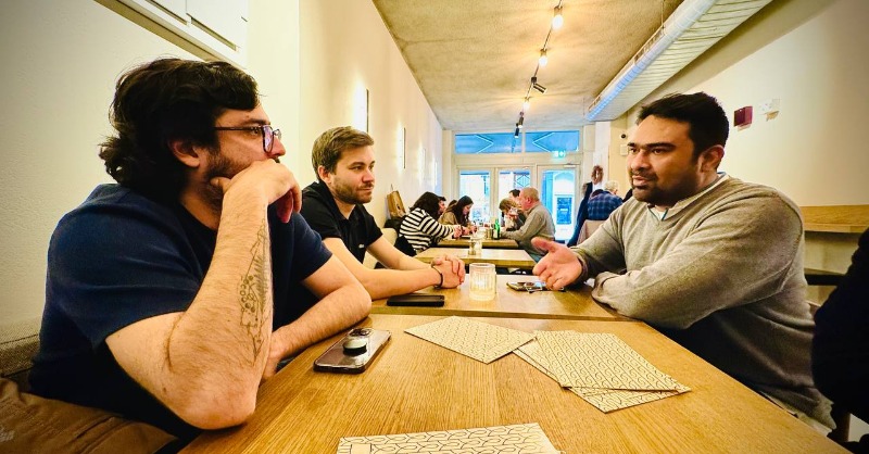 An unforgettable meeting with @rather_labs at the charming Bakkerij Wolf in #Amsterdam. . Here’s to great collaboration and even greater company! 🌟 #TeamDojima #InnovationInAmsterdam #GreatMindsTogether #EthDam #dojima #dojimanetwork