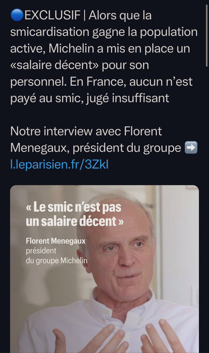 'Le SMIC n’est pas un salaire minimum, c’est une insulte magistrale…' C’est estimer que nul ne mérite de vivre correctement de son travail, s’il n’appartient pas à une classe sociale privilégiée… Dans ce salaire accordé à l’individu se niche la valeur que lui accorde la…