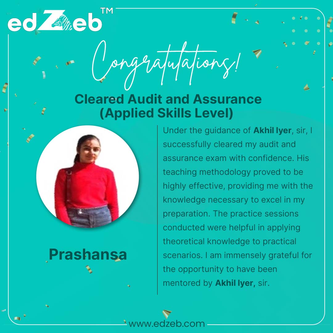 Empowering students to soar to new heights! 🚀 Celebrating success stories with edZeb – where learning meets achievement. 🌟

#StudentSuccess #edZebJourney #EducationExcellence #edZeb #edZebEducation #Career #Success #Finance #CFA #ACCA #edZebLaunch #FinancialModeling #result