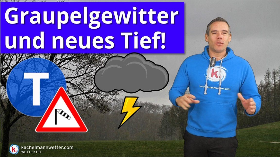 Graupel, Frost und Schnee - das nächste Tief kommt Das nächste Tief erreicht uns am Freitag und auch nächste Woche sieht es erstmal kalt aus mit Frost in den Nächten. Alles im neuen Video: youtube.com/watch?v=IXCkJm… /FR