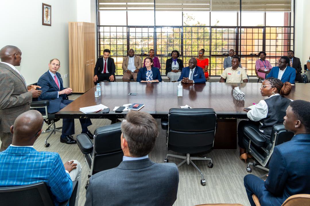 Last month I had the honour of engaging with the Duke Of Edinburgh, Prince Edward Of the @RoyalFamily during the @DofEUganda Royal Visit and Gold Awarding ceremony as an emerging CSO Youth leader and member of @EU_YSBUg. @Wabwire1 #YouthLeadership #YouthEmpowerment