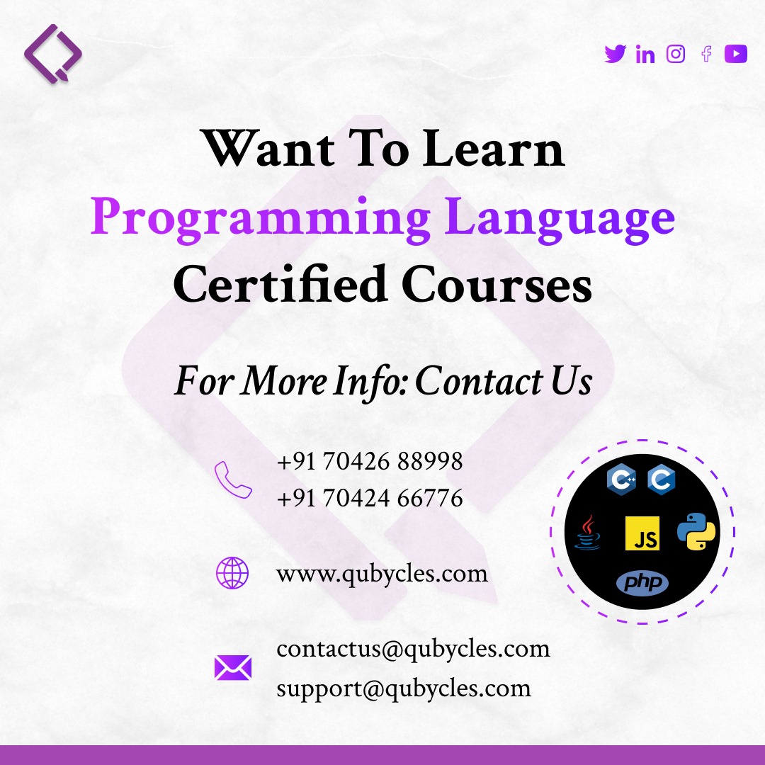 qubycles's tweet image. "🚀 Elevate your frontend skills with these fresh project ideas! Dive into hands-on learning and bring your web designs to life. 💡🖥️ #FrontendProjects #WebDesign #CodingJourney"
Follow us 👉 @qubycles !! 🔥
Visit Us:- qubycles.com
#qubycles #BeJobReady #javascript