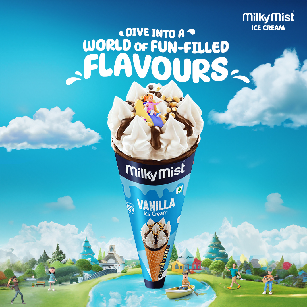 Experience pure joy with Milky Mist’s range of ice creams! ⭐

Let each scoop transport you to a world of delight and laughter.

#TastetheMilkyMistIceCream
#ChillwithMilkyMist #Capella #CapellaJoy #IceCreams #IceCreamCone