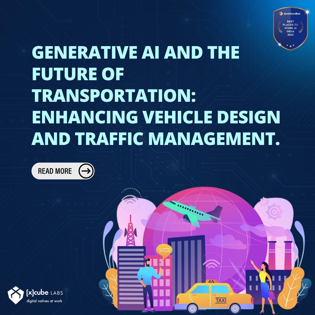 Revolutionizing the roads with AI! Unleashing the power of Generative AI in transportation! Discover how AI is revolutionizing vehicle design and traffic management, leading to safer, more efficient roads: bit.ly/4aZEoM5 To understand and implement Gen AI in your…
