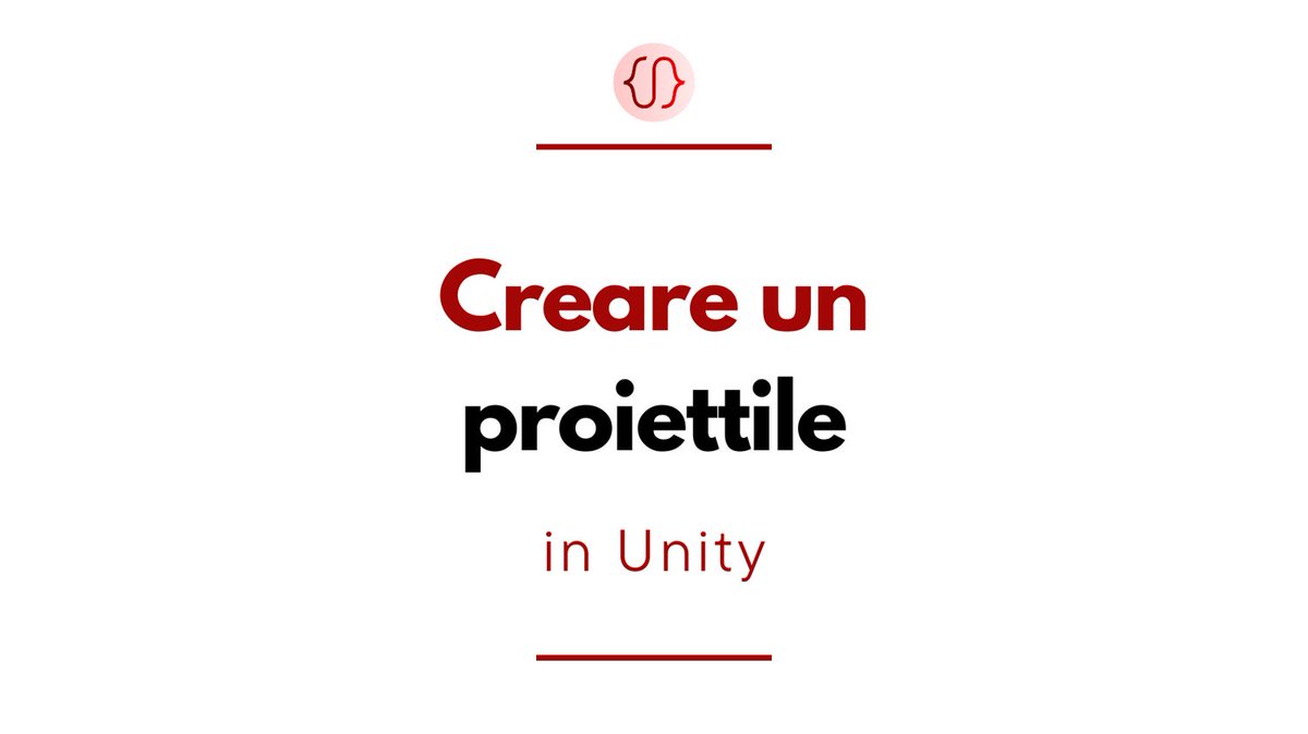 theredcode_it's tweet image. 🔫 Preparati a questa sfida...
Insieme al team di Giuliana e Davide di @Bamboo Innovation Studio, vediamo come creare un proiettile in #Unity e regolarne la velocità!
🔗 theredcode.it/gaming/videoga…