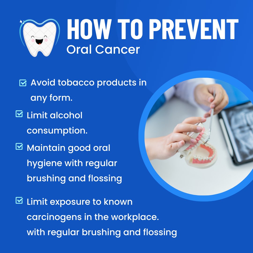 Protect your oral health, safeguard your smile! 🦷 Here's how to lower your risk of oral cancer
#OralHealth #CancerPrevention #pharma #pharmaindustry