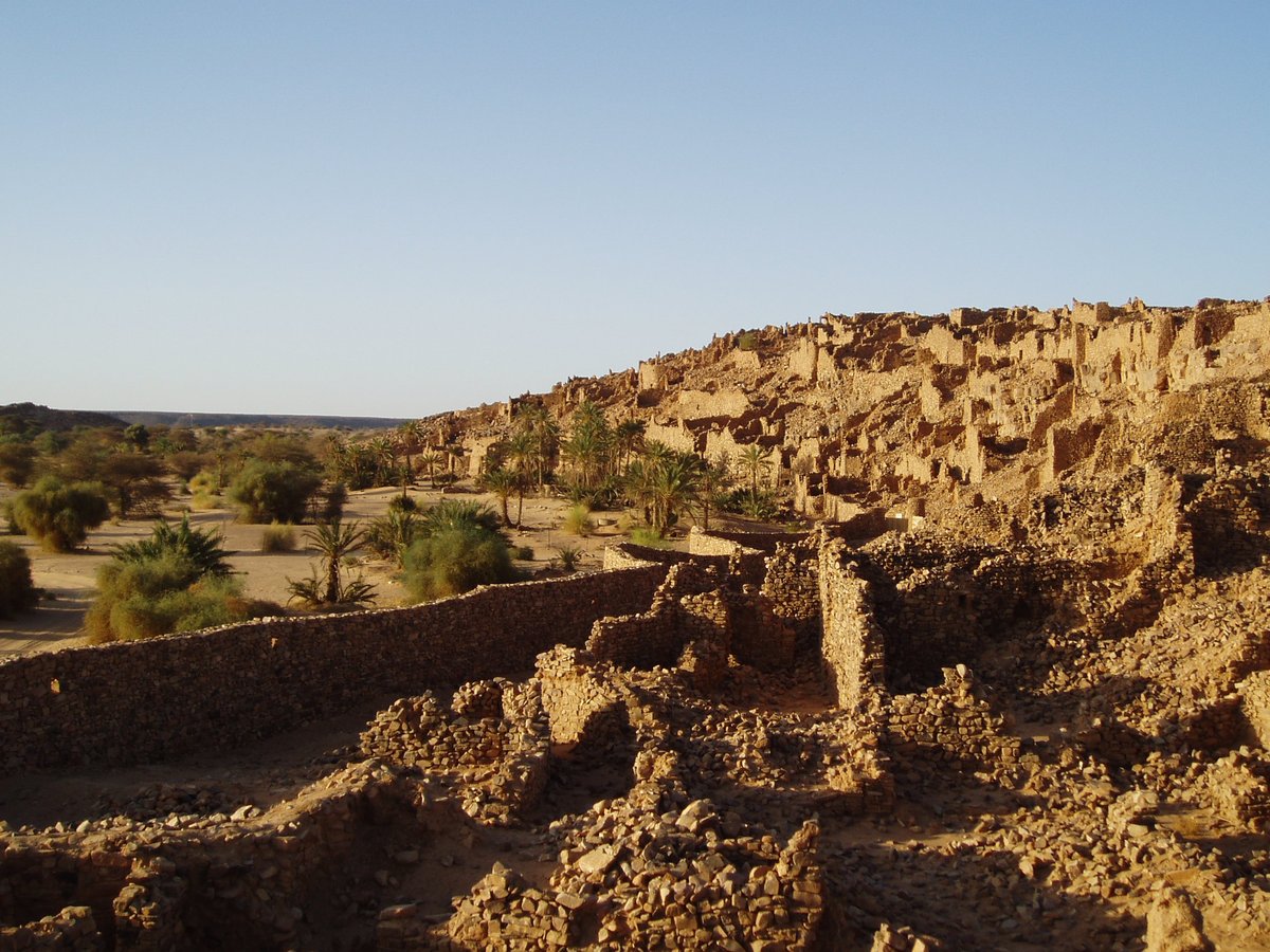 Ouadane in Mauritania. Spectacular place that deserves to be better known. I think I was the first person to visit in about three months when I went there.