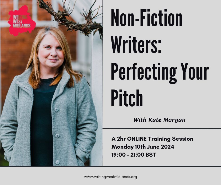 Are you looking to write a non-fiction book? Increase your chances of getting picked with our two hour, live online session led by non-fiction writer Kate Morgan 📆 When: Monday 10th June 2024 19:00 – 21:00 BST 📍 Where: Online Zoom Session Book here: buff.ly/3U4Ahss