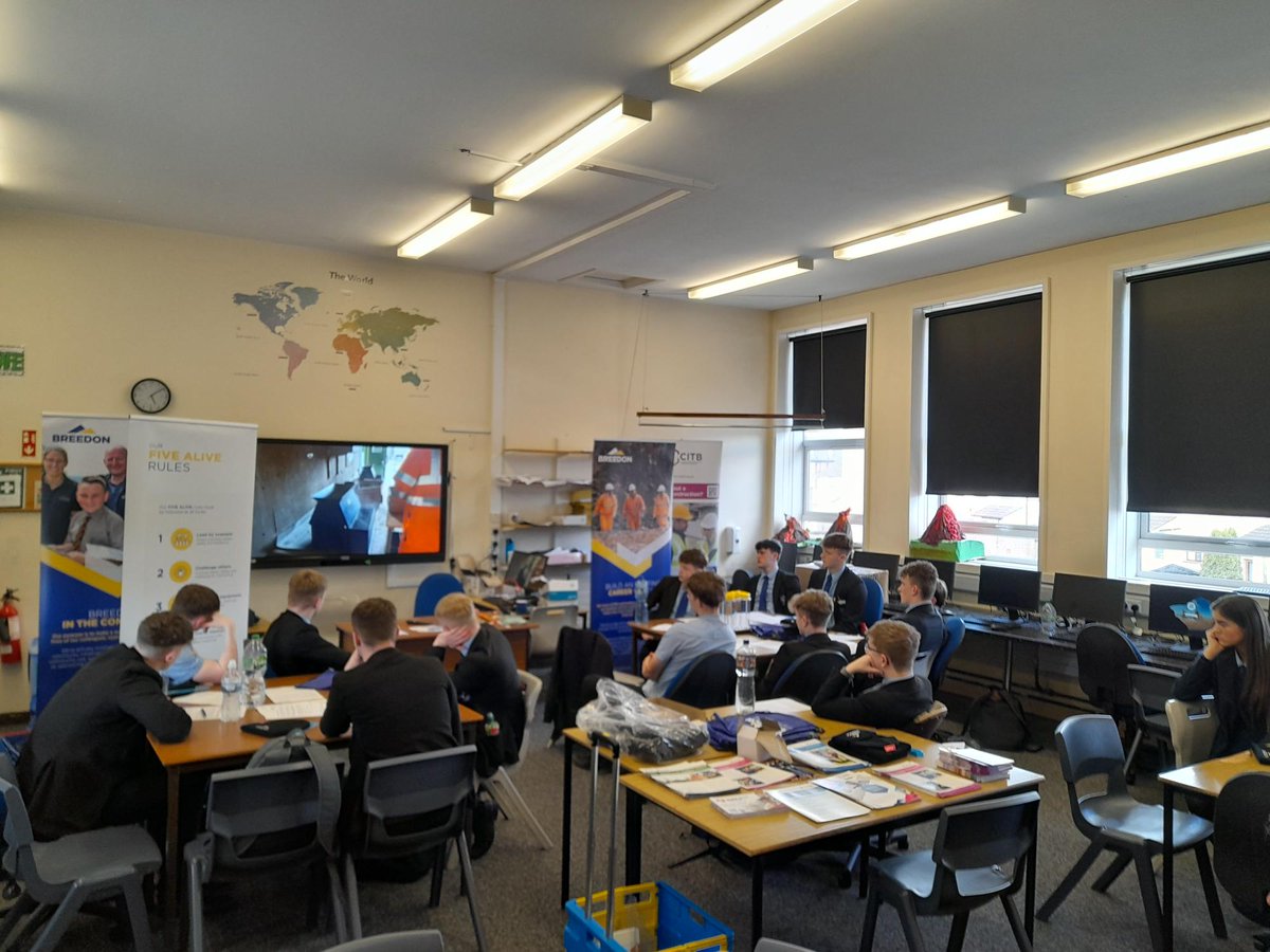 As part of @citbni's Adopt A School Scheme, @breedongroup hosted a Construction Speed Networking Event for @StPatsMaghera. 🏗️ Students learnt about the construction industry, career pathways, & gained valuable career advice. 🚀 #BuildYourCareer #AdoptASchool