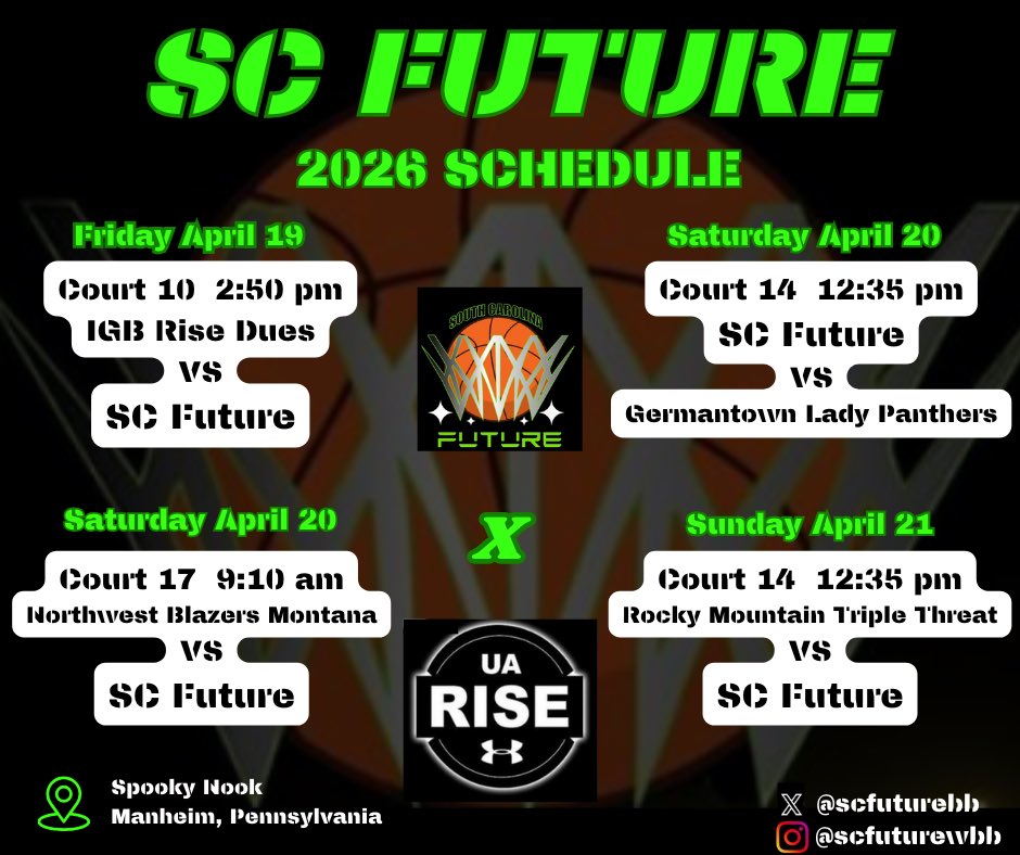 Coaches come check us out 2026 ⁦<a href="/RiseCircuit/">UA Rise Circuit</a>⁩ in Mayheim,Pa this weekend.