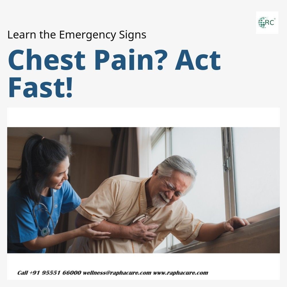 🔥 Don't Ignore Chest Pain! Here's Your Action Plan 🔥
✅Let's talk about something serious: #ChestPain Here's your game plan:
✅#Assess the Situation
🚑 Don't wait, #call for #help! +91 95551 66000 
✅Take Charge raphacure.com/DoctorConsulta…
#Ambulance #AmbulanceService #LabTest #OPD