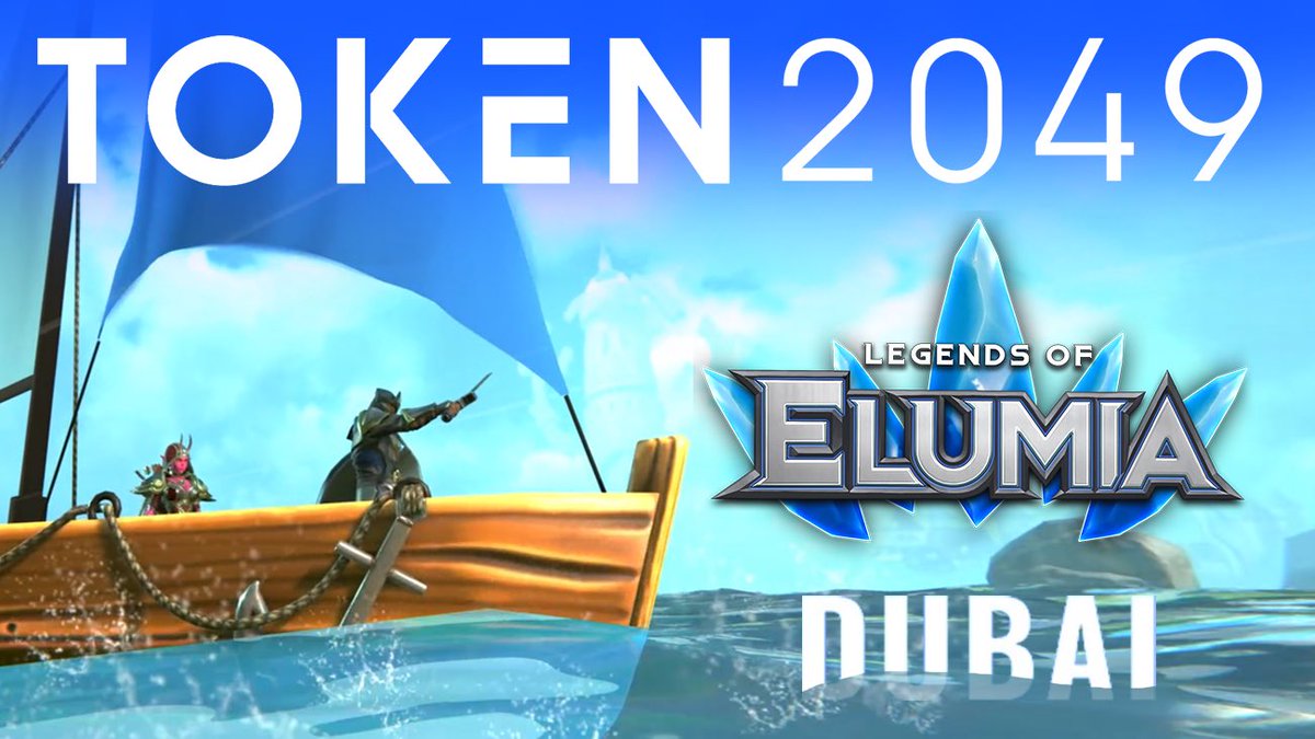 Ain’t no flood stopping us, Legends of Elumia will be at #TOKEN2049 🫡