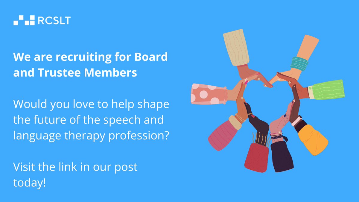 Looking for a new challenge? Would you like to broaden your skills & experience, & help shape the future of the speech & language therapy profession at the same time? If so, one of these opportunities could be for you: rcslt.org/about-us/join-…… (Closing date, 9am on 10 May 2024)