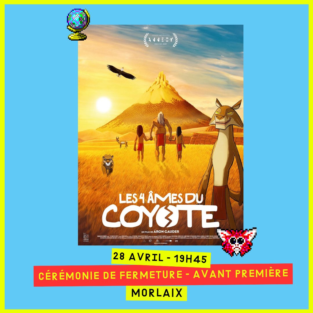 screenspiritoff's tweet photo. Retrouvez @JulienJosselin  pour la cérémonie de fermeture et assistez à la projection en avant première de Les 4 âmes du coyote au cinéma La Salamandre à Morlaix le 28 avril à 19h45! 🔥

Prenez vos places sur https://t.co/SKAS9llI9h, ou sur le linktree en bio ! 🎫 https://t.co/KqtC5CtfVC