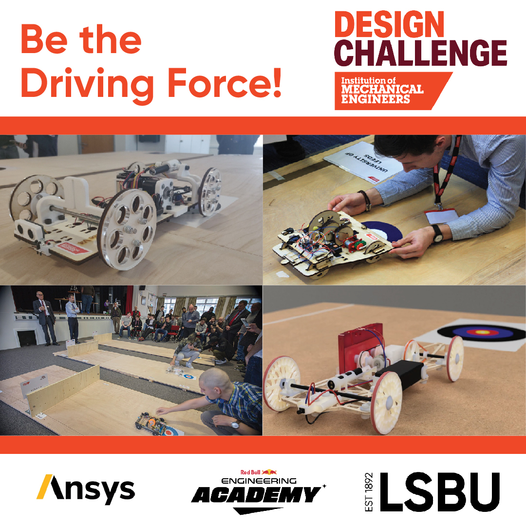 Don't miss the Institute of Mechanical Engineers Challenge on 22 & 23 April! The Challenge is to build a repeatable vehicle which can be any movable device – wheeled, walking, sliding, jumping, rolling or other. Good luck to all students🤞 👉watch live: lsbu.ac.uk/whats-on/desig…!