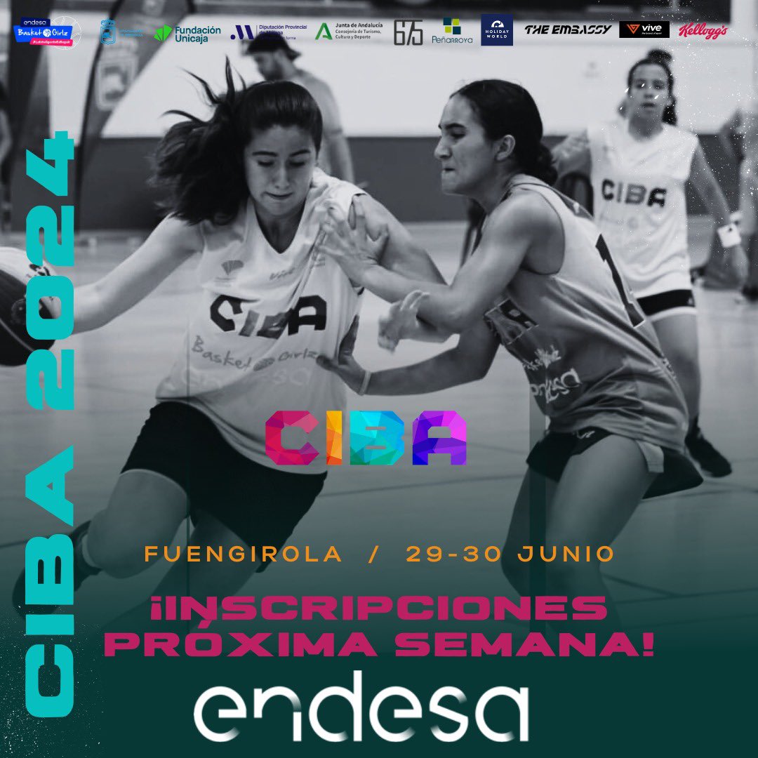 💪 ¡𝐀𝐇𝐎𝐑𝐀 𝐒𝐈́ 𝐐𝐔𝐄 𝐒𝐈́!

La próxima semana ABRIMOS INSCRIPCIONES‼️

👍 Categorías Premini a Cadete 

🎟️ 10€ por jugador
🎽 Camiseta reversible de juego

📜 Inscripciones en APP <a href="/owqlo/">OWQLO</a> ‼️

🏀 <a href="/JmCalderon/">José Manuel Calderón</a> I <a href="/bernirodriguez5/">Berni Rodríguez</a> I <a href="/23ASanchez/">Alfonso Sánchez</a> 

#CIBAMalaga #CIBA #Baloncesto