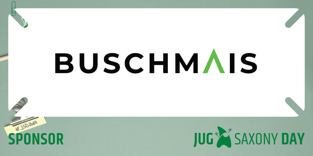 #Sponsoren des #JUGSaxonyDay kurz vorgestellt: @buschmais begleitet uns schon ewig. Sie sind #Technologieberater, #Architekturberater und entwickeln moderne Geschäftsanwendungen. jugsaxony.org/day/sponsoren#… #JSD2024 #Konferenz #Sachsen #ITinSachsen #Softwareentwicklung #Consulting