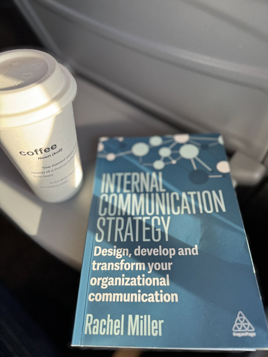 Rachel Miller’s wonderful new book is keeping me company on my travels today. I so wish I had this when my younger self was starting out in Internal Communications back in the day 🤓 <a href="/AllThingsIC/">Rachel Miller, All Things IC</a>