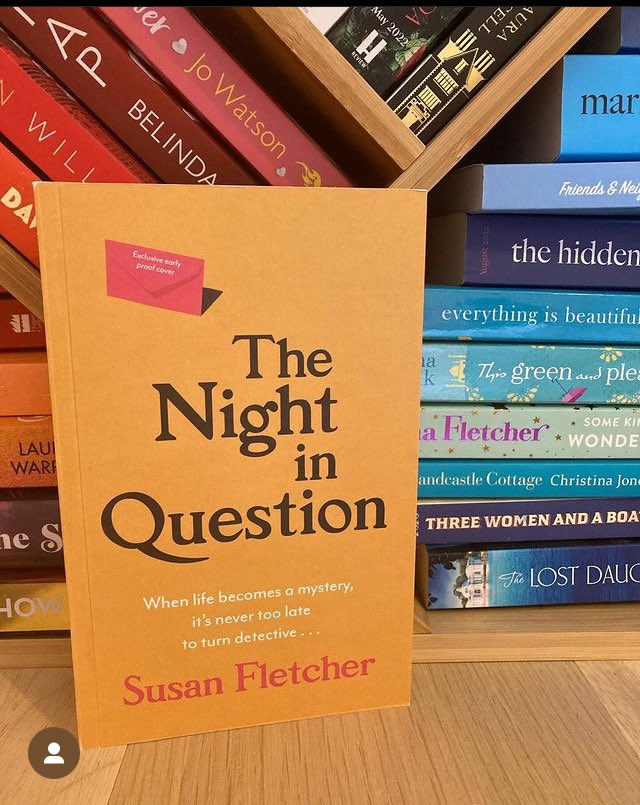 Happy publication day to @sfletcherauthor for the beautiful The Night in Question - I loved spending time with Florrie 💐 and I’m looking forward to meeting Susan at @TheBathFestival next month #TheNightInQuestion