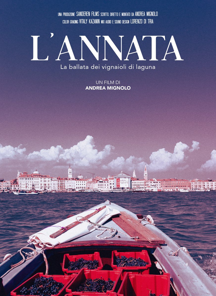 L’annata, la ballata dei vignaioli di laguna. Vigne murate,  barche carica d’uva, una cantina del 1500 in un convento abbandonato all’interno di un cimitero.