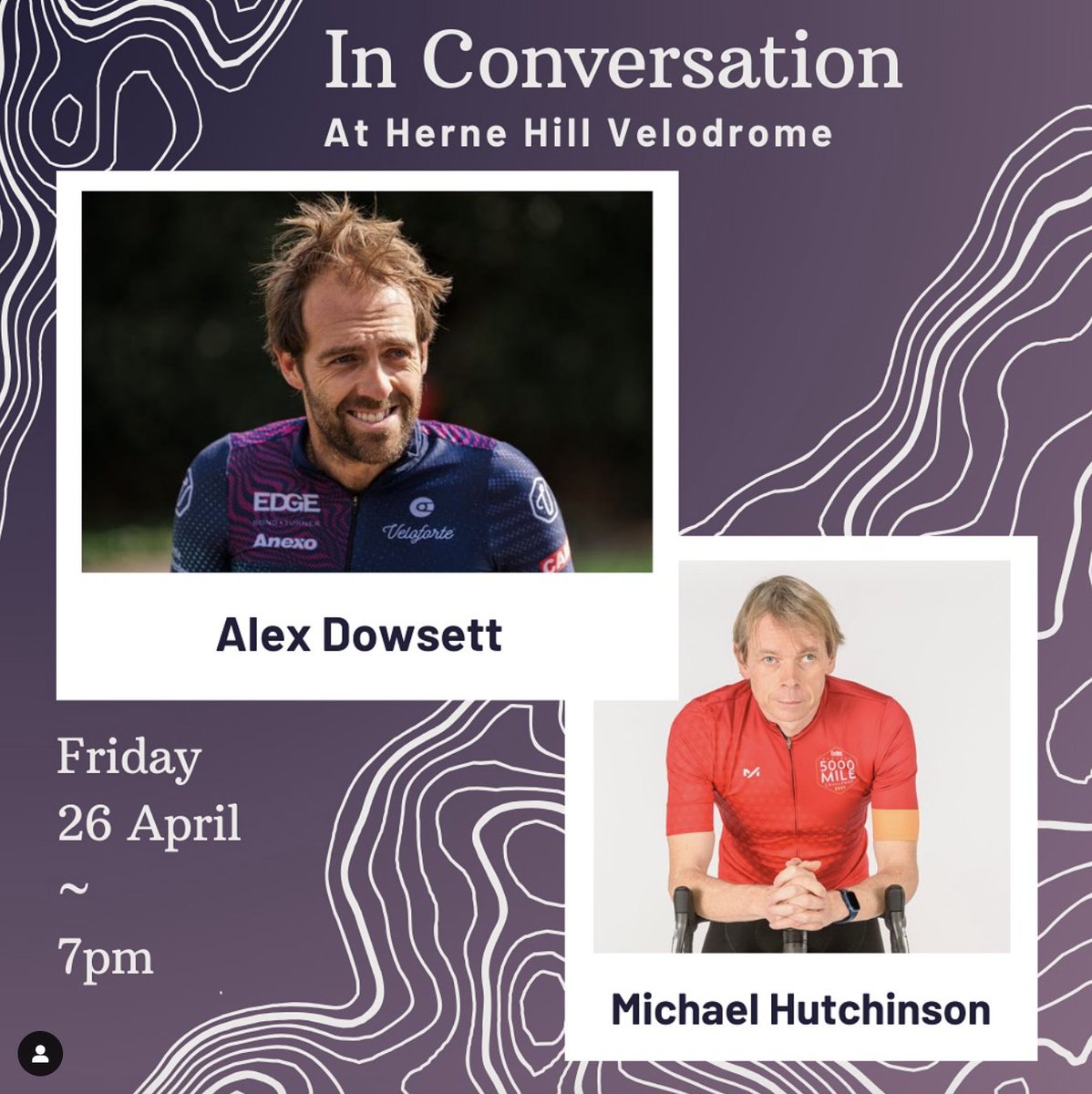 South London cycling fans, get on this - two of the fastest, brainiest and most articulate people in the sport, chatting at the iconic Herne Hill Velodrome 👌 Tickets here hernehillvelodrome.com/tickets/p/alex…