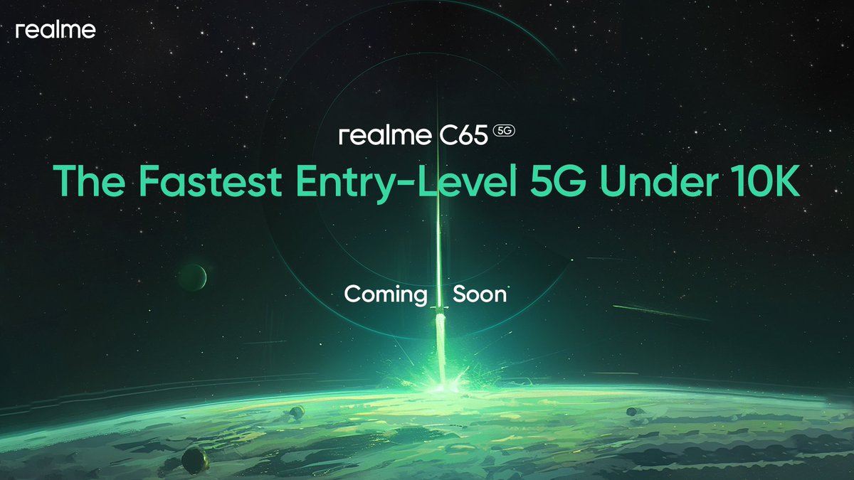 Realme C65 5G launching soon in India 🇮🇳 
Price : Under 10K
#realme #realmeC65 #realmeC655G