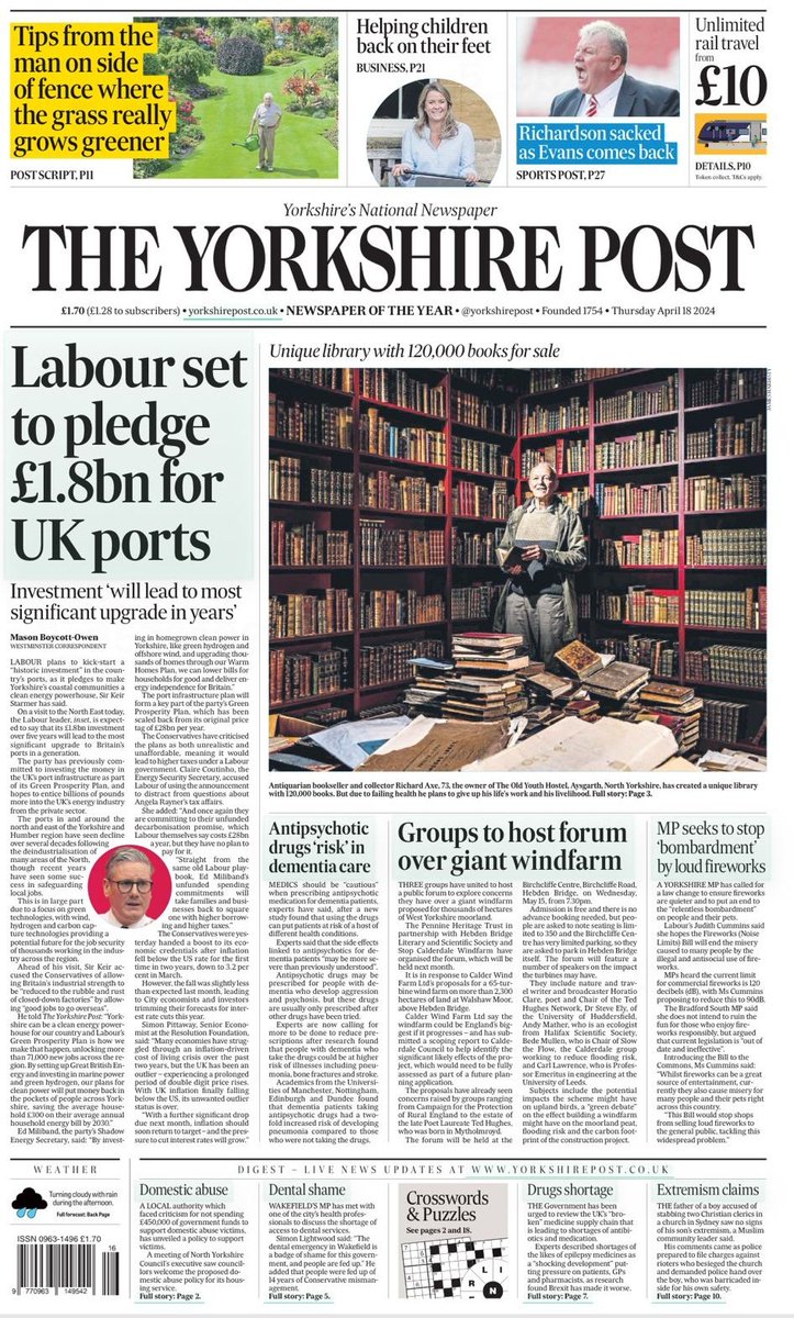 After 14 years of failure from the Tories, communities across Britain are demanding economic change in our country. That is why Labour will deliver the most significant upgrade in our ports in a generation. This is how we bring good jobs back to our industrial heartlands. 🏗️🇬🇧