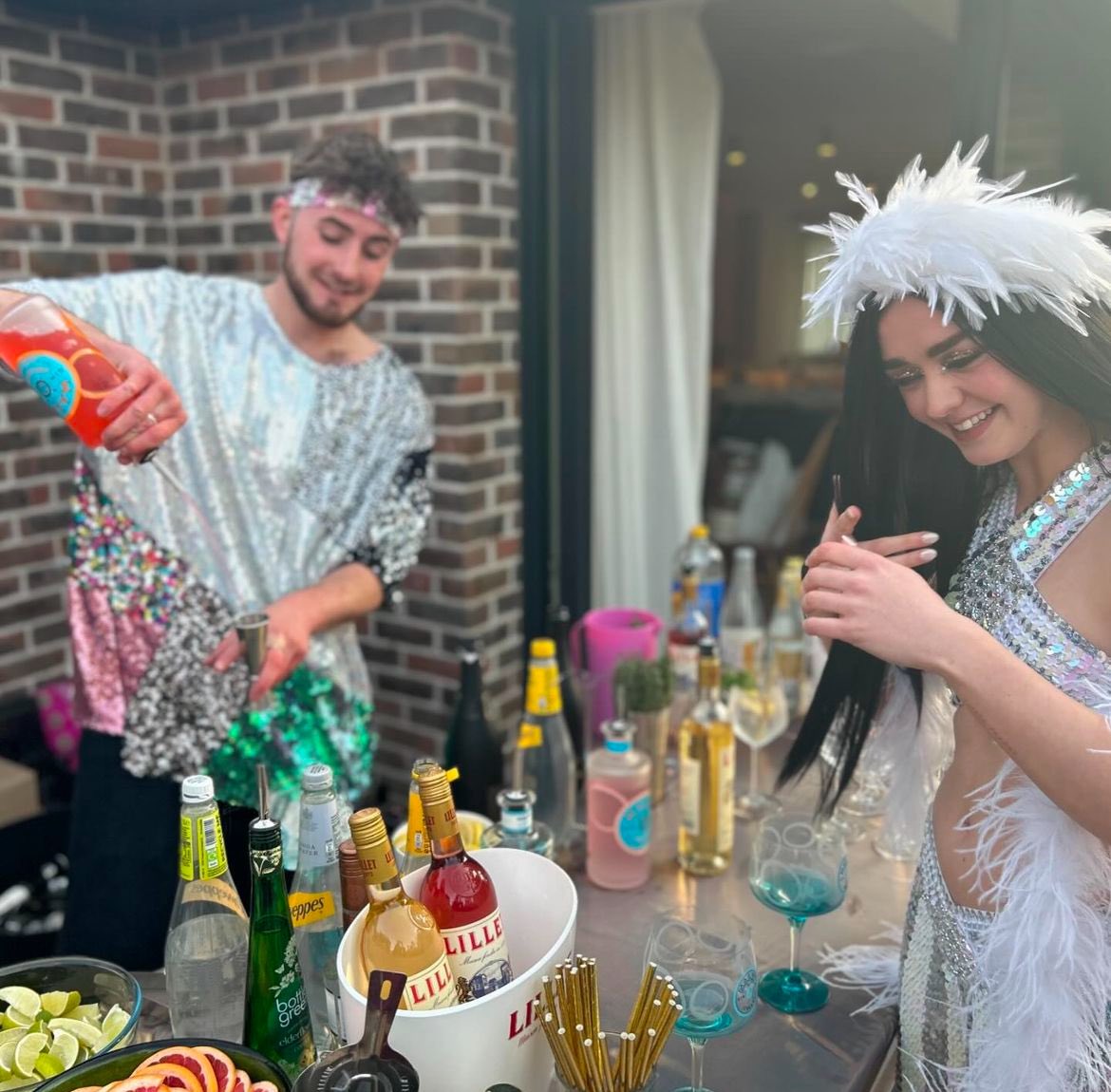 I only go to parties that I throw.