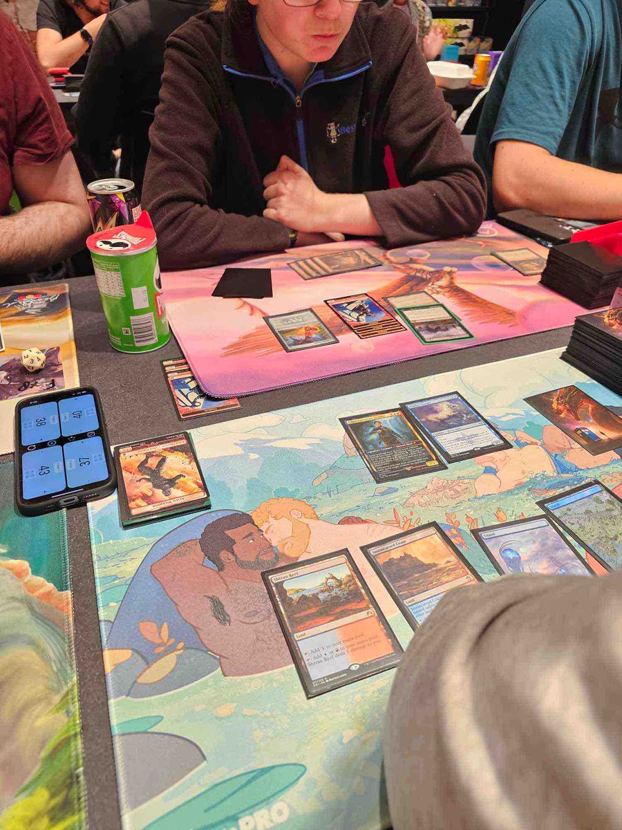bea_dnd's tweet photo. We’ve got a full house for commander tonight! Everyone’s excited to sling some spells and play for some OTJ promo packs!!

Make sure you never miss out on our events by booking your ticket early at https://t.co/xVwX5b4kgq 

#commanderthursday #mtglife #wpnpremium #beadndgames https://t.co/kImedqdlIo