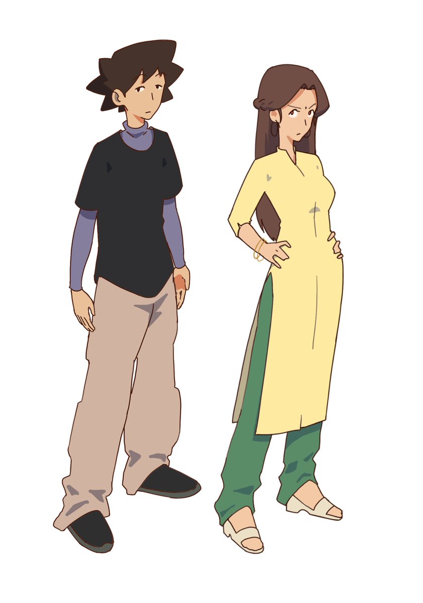 _kanikami_'s tweet photo. Original characters for a project https://t.co/x7l1mQbukM