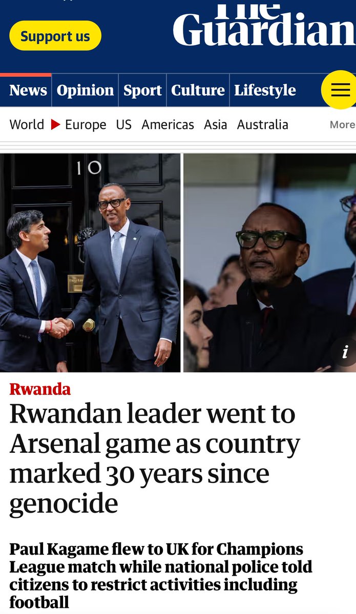 There’s evidence that white AngloSaxon Press is racist… they express it all the time with their imagery and silliest headlines .. disrespectful tweaked headlines are the light expression of their deeply anchored racism

(Of course didn’t the Rwandan president go the UK to watch