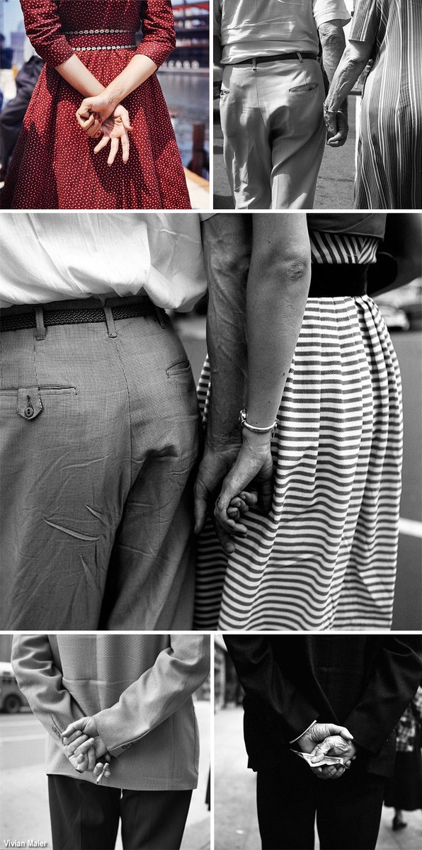 Vivian Maier, tata-fotografa americana, ha raccontato un’intera città attraverso le mani dei suoi abitanti… #DettagliDelPaesaggio per #VentagliDiParole @VentagliP 💐