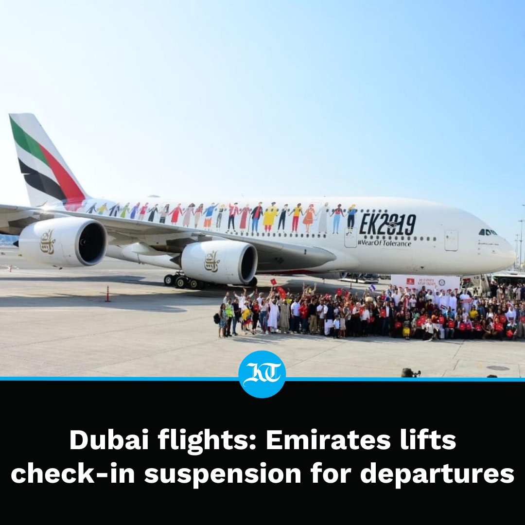 .@emirates airline on Thursday said customers departing #Dubai can now check-in for their #flights. However, it added that there could still be delays due to operational challenges at Dubai International (DXB) after #heavyrains recorded on Tuesday. Read more:…