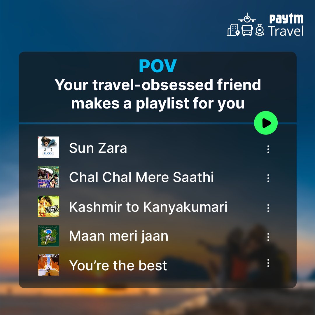 Summer season mein friends ke saath trip toh banta hi hai🥰🤝 Send this playlist to your friends, and plan your trip with us soon! #Playlist #TravelPlaylist #SummerVacation #FriendsTrip #Travel #PaytmKaro