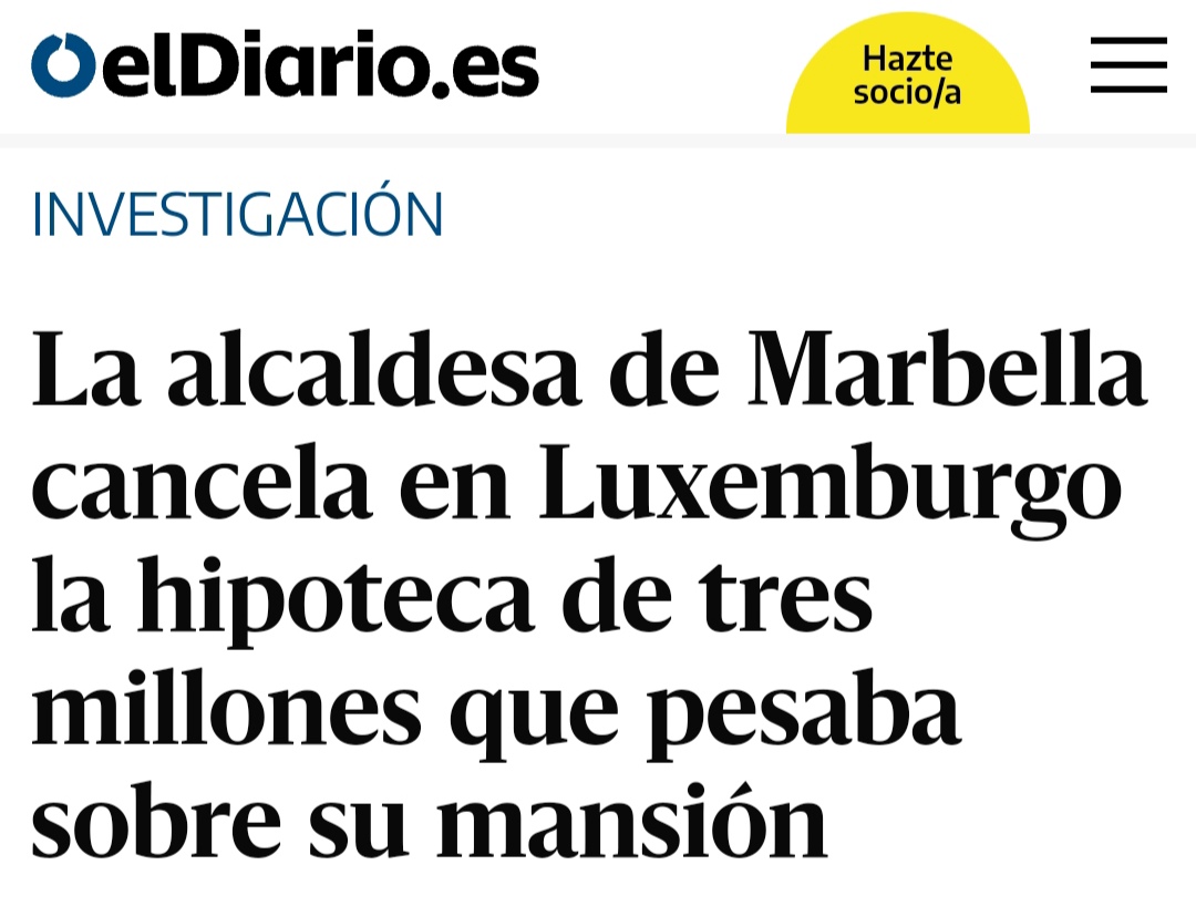 SiPeroNo1's tweet photo. La alcaldesa del PP liquidando una hipoteca aparentemente ficticia de 3 millones en Luxemburgo injustificable con su sueldo y Hacienda a quien pide todo tipo de documentos anuales contra el blanqueo de capitales es a la gente corriente con cuentas modestas en bancos españoles https://t.co/8muzCzOMd6