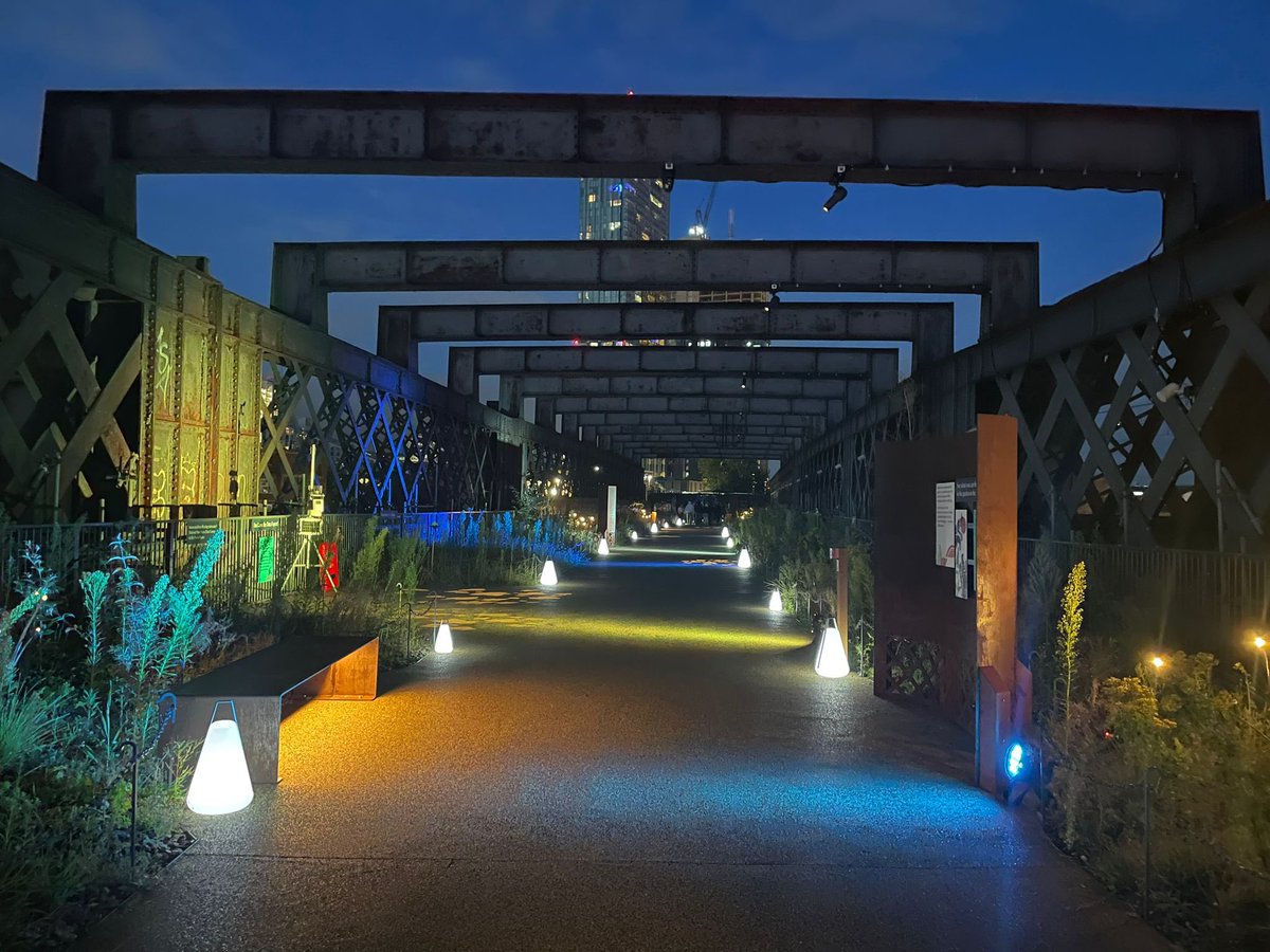 I can promise that this experience, on a Manchester Viaduct, on a Saturday evening, as the sun goes down, will blow your mind @NTCastleDuct @nationaltrust . Book tickets below.