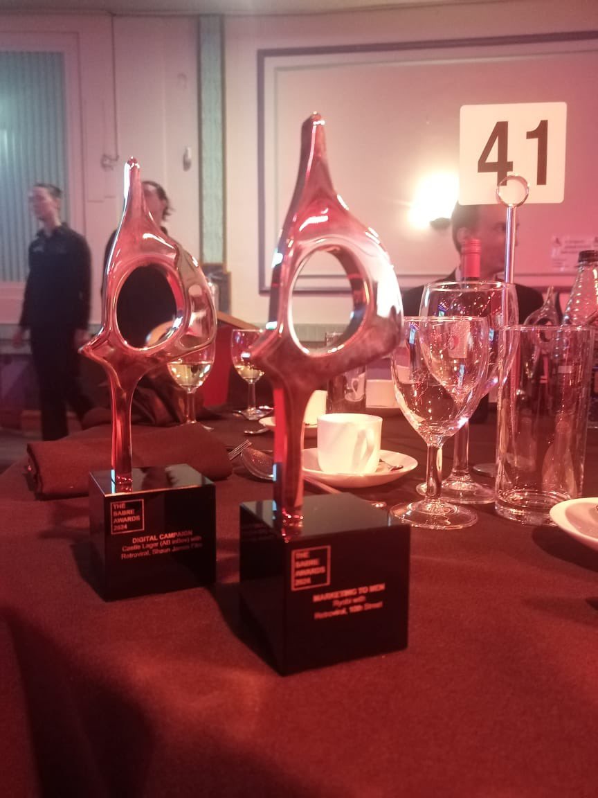 mikesharman's tweet photo. Incredible result for @retroviral at #SABREAwardsEMEA. A brace of trophies.

Proudly repped by @MasisiKoketso 

Thank you to our partners @RYOBI_Africa and @CastleLagerSA 🔥🔥🔥

Congrats to other 🇿🇦 winners - @TribecaPR @Clockwork_Media and @Razor_PR_Agency 

https://t.co/ptw0bKTFbx