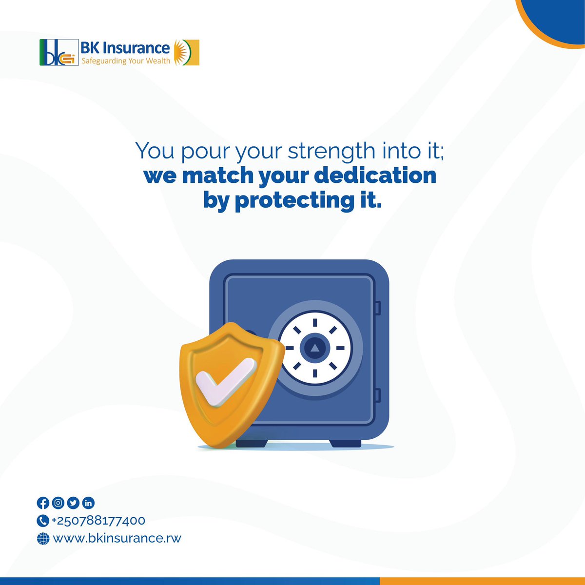 Few things compare to the satisfaction of knowing that your relentless efforts will be safeguarded. With BK Insurance's money insurance, your hard-earned money finds the security it deserves. #BKInsurance #SafeGuardingYourWealth #RwoX #Rwot