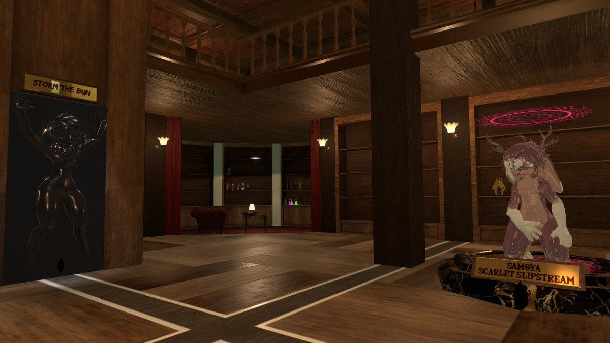 Visited <a href="/NovaDustVr/">Nova Dust 🔞</a> 's Library, they seemed to have many interesting artifacts, though one thing peaked my interest, little did I know it's gonna be an extended stay...devious little fennec