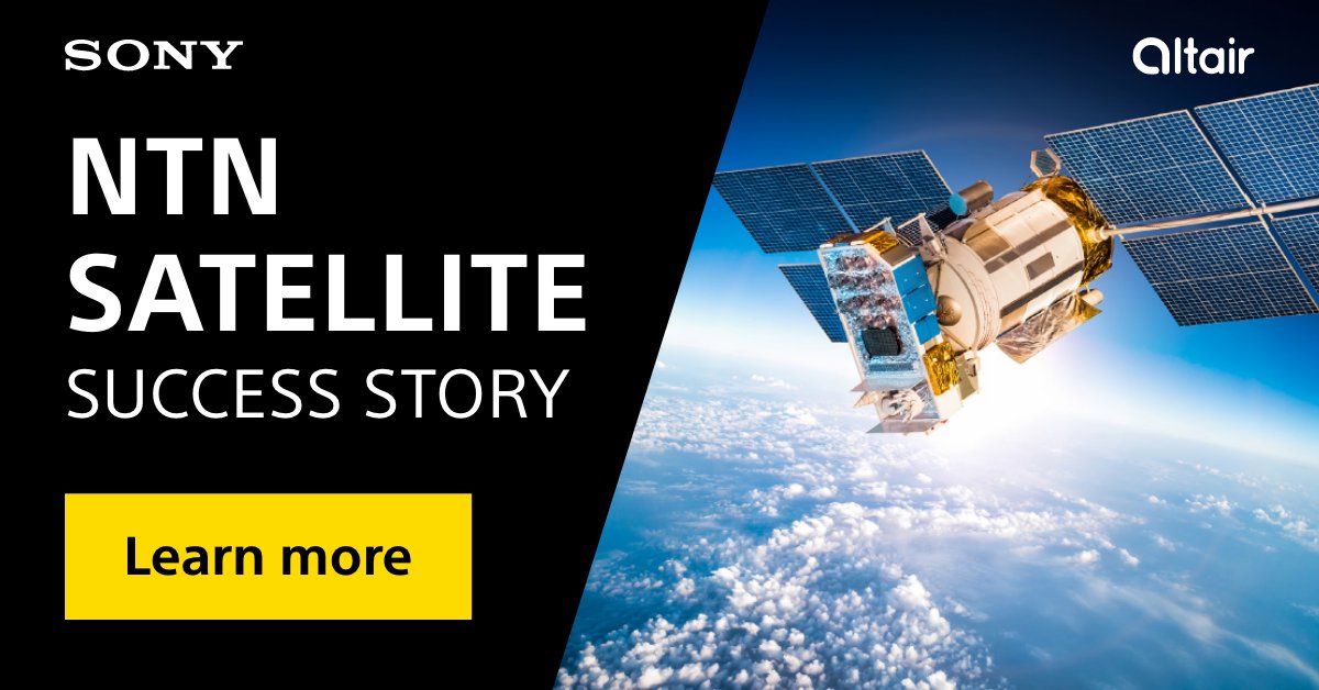 Forget limited cellular & expensive satellites! ️The future of IoT is here with NTN & Sony's Altair. Connect devices ANYWHERE for ultimate flexibility & reliability. Find out how: hubs.ly/Q02s-Rnl0 #Innovation #NTN #Connectivity