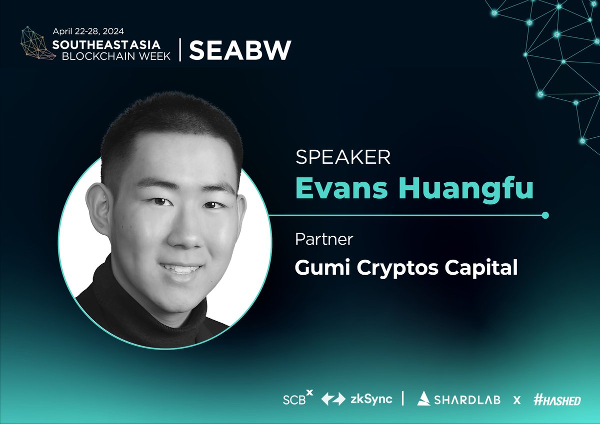 🌟 Meet Evans Huangfu @EvansHuangfu, Partner at Gumi Cryptos Capital  @GumiCryptos! Evans Huangfu is a seasoned investor and Partner at gumi  Cryptos Capital, where he brings a wealth of experience in the