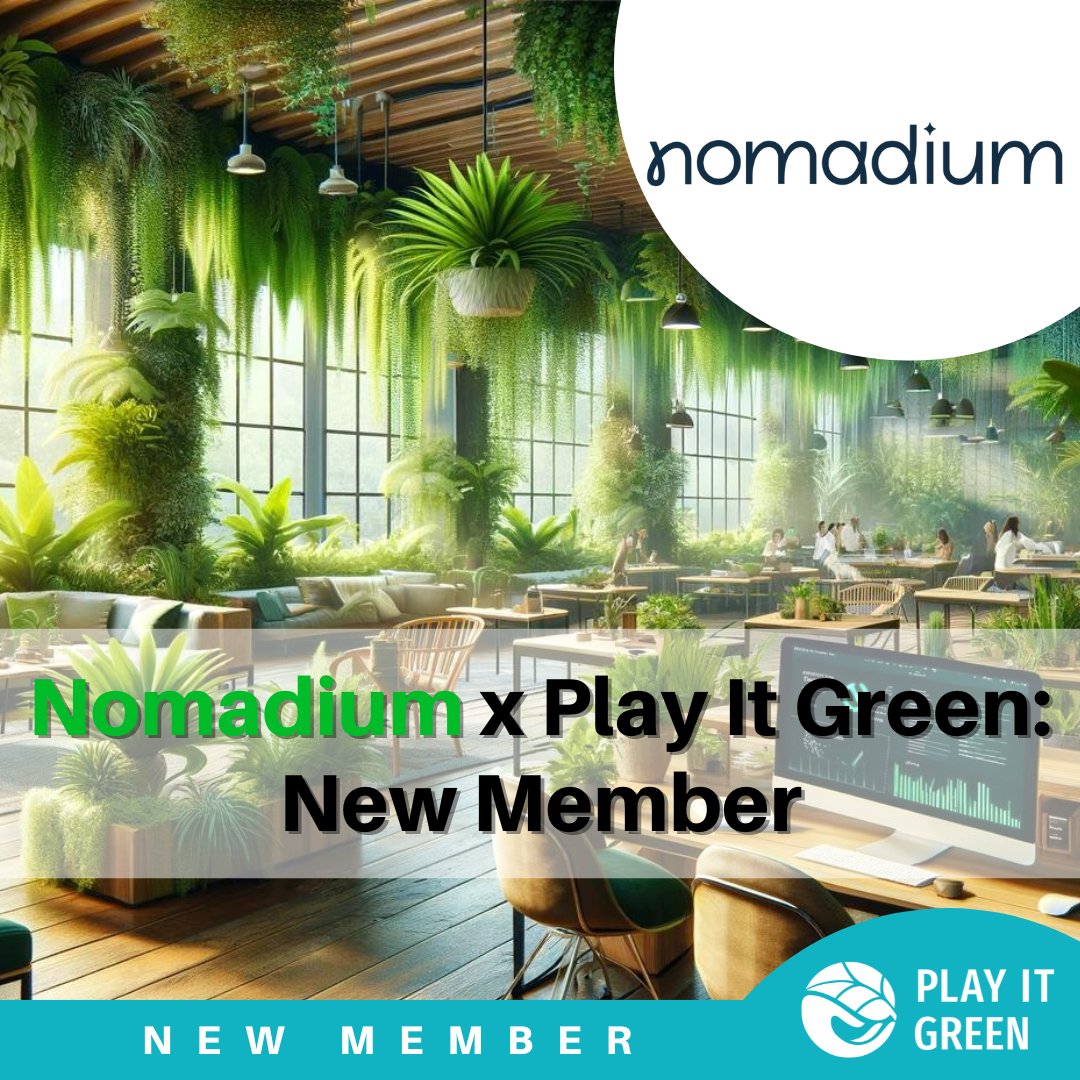 🍃🌿 Exciting New Addition! 💼🌱 This week, in our 'New Member' series, we're thrilled to highlight Nomadium, a brilliant new star in our Play It Green community! ✨ 👉 Discover the full story: playitgreen.com/nomadium-x-pla… #Nomadium #PlayItGreen #SustainableBusiness #BeTheChange