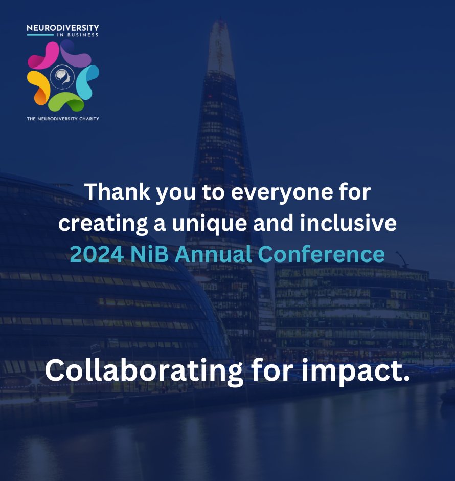 ‘The 2024 NIB annual conference was truly a moment where the community came together. I saw first-hand organisations accelerating their journeys towards neuroinclusivity’ – Dan Harris, Founder and Chair. 
 
#Neurodiversity #NeurodiversityInBusiness