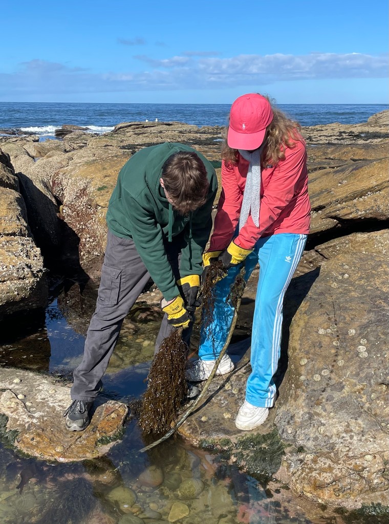 gordonstoun's tweet photo. The #Gordonstoun community &amp; rescue services went straight into action yesterday - with the Conservation Service (with some Year 10 volunteers) clearing rubbish from the area around nearby Sculptor's Cave. 

#bigcommunity #thereismoreinyou #charactereducation #boardingschool https://t.co/TytvTbELNs