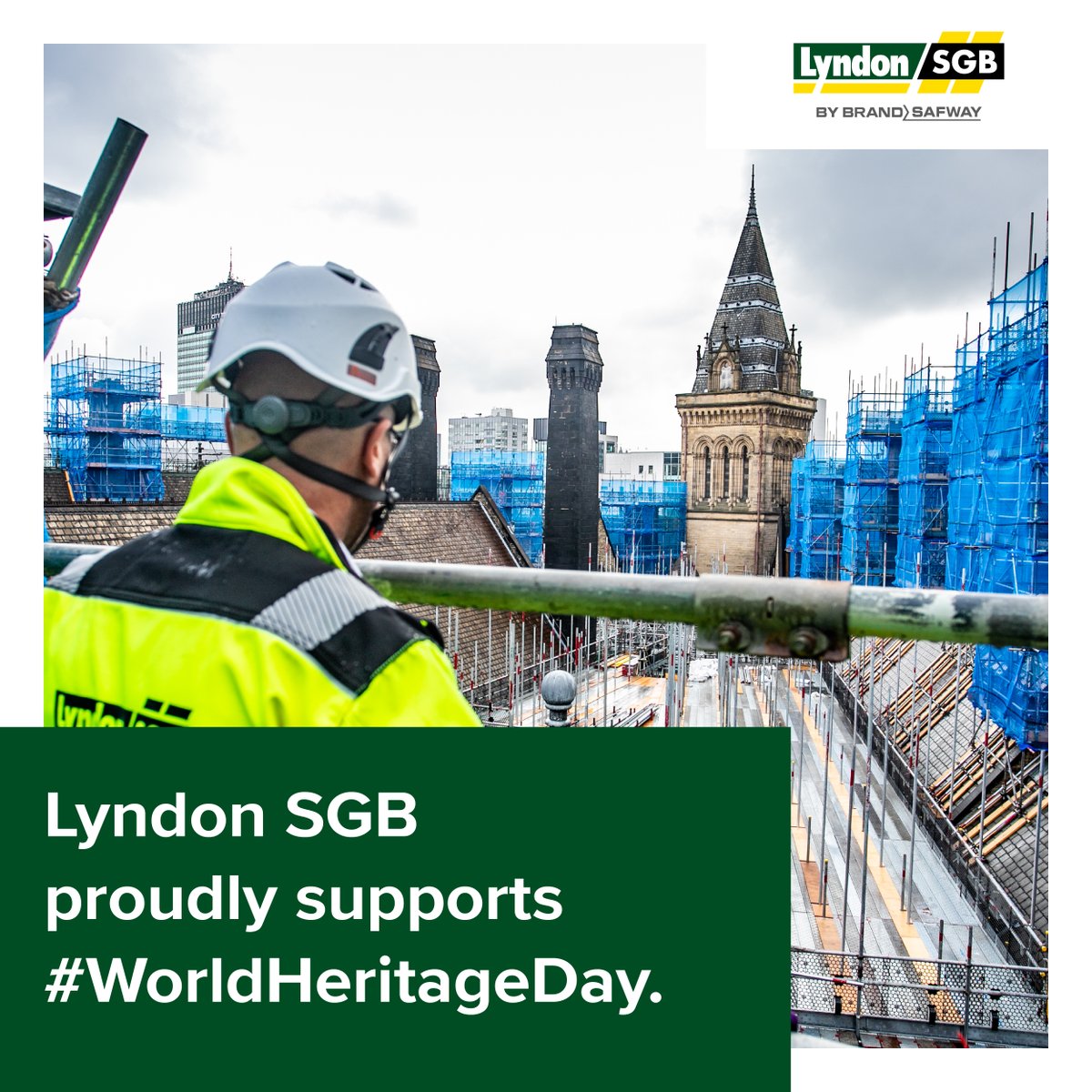 Today is #WorldHeritageDay & a chance for us to showcase the incredible #scaffolding work we offer on some of the UK’s most important & stunning #heritage buildings – in our bespoke heritage brochure ⛫ ow.ly/144F50R30ce #LyndonSGB #WeAreOne #AtWorkForYou