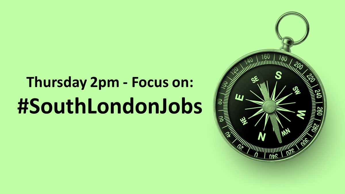 Join us today at 2pm for our weekly #FocusOnSouthLondon feature, where we will be posting #SouthLondonJobs

Yesterday was our #FocusOnJobs feature, where we posted lots of #Apprenticeships

Check out the jobs from that 90-minute feature here 👉 ow.ly/JjJH50NiR6M
