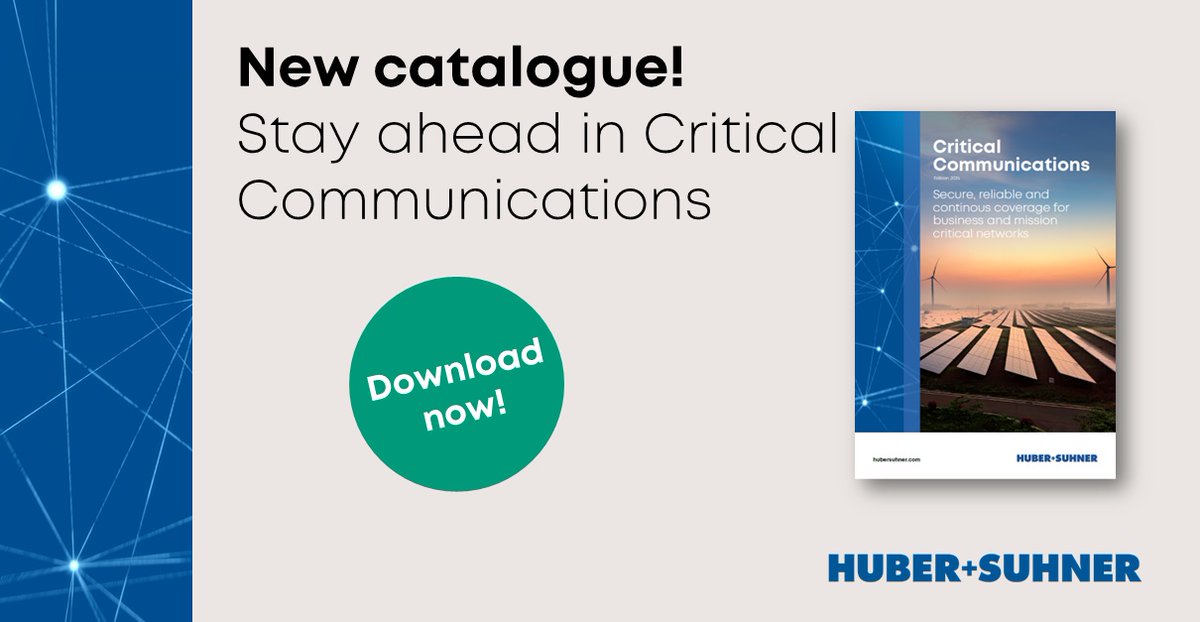 Our new #CriticalCommunications catalogue is hot off the press and ready to read! Packed with cutting-edge updates and solutions designed to power your business- and mission-critical networks.

Head over to our microsite and grab your copy now! bit.ly/4aYUUMg

#antenna