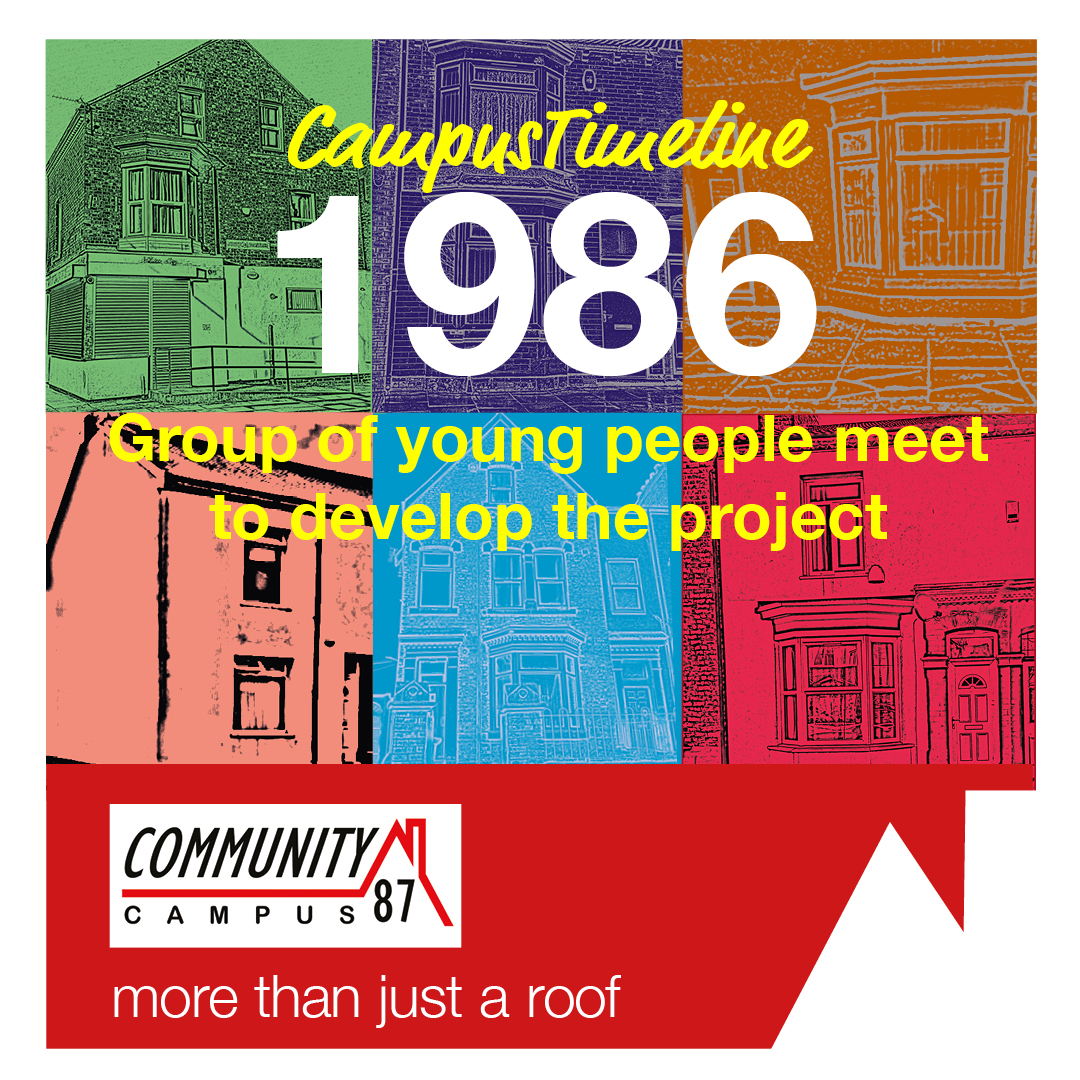 We thought it would be interesting to share our 'Campus Timeline' posts over the next few weeks. Our first post goes back to when it all began, back in 1986, when a group of young people first met to develop the project. #CommunityCampus87 #Teesside