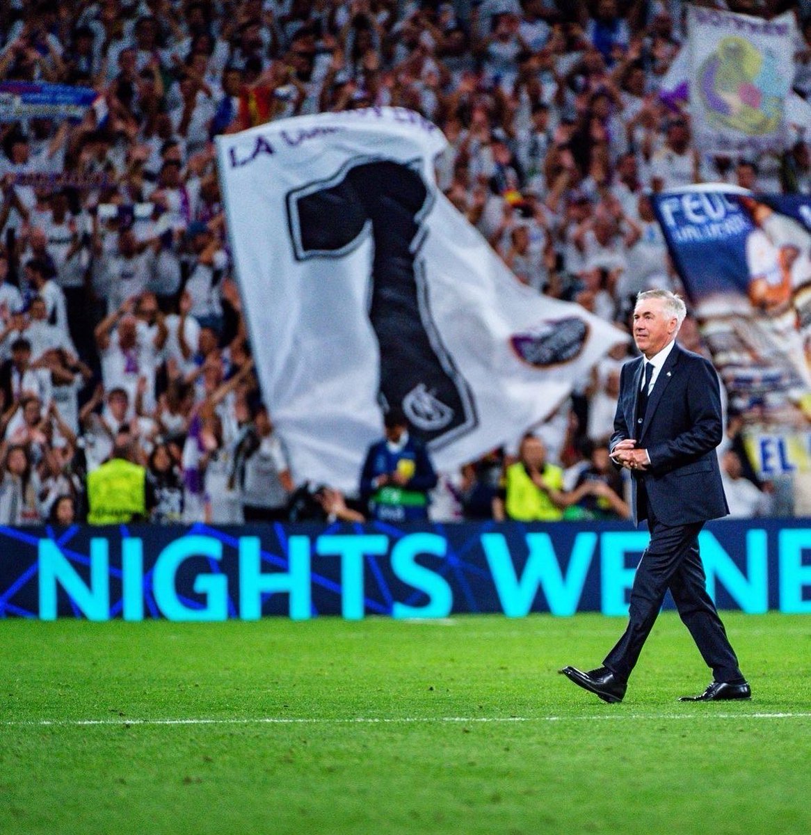 Super cup winners. Top of La Liga. Champions League semis. 2 games lost all season. All this with 36 injuries and losing the two starting CBs and GK with ACL tears. Don Carlo Ancelotti everyone.
